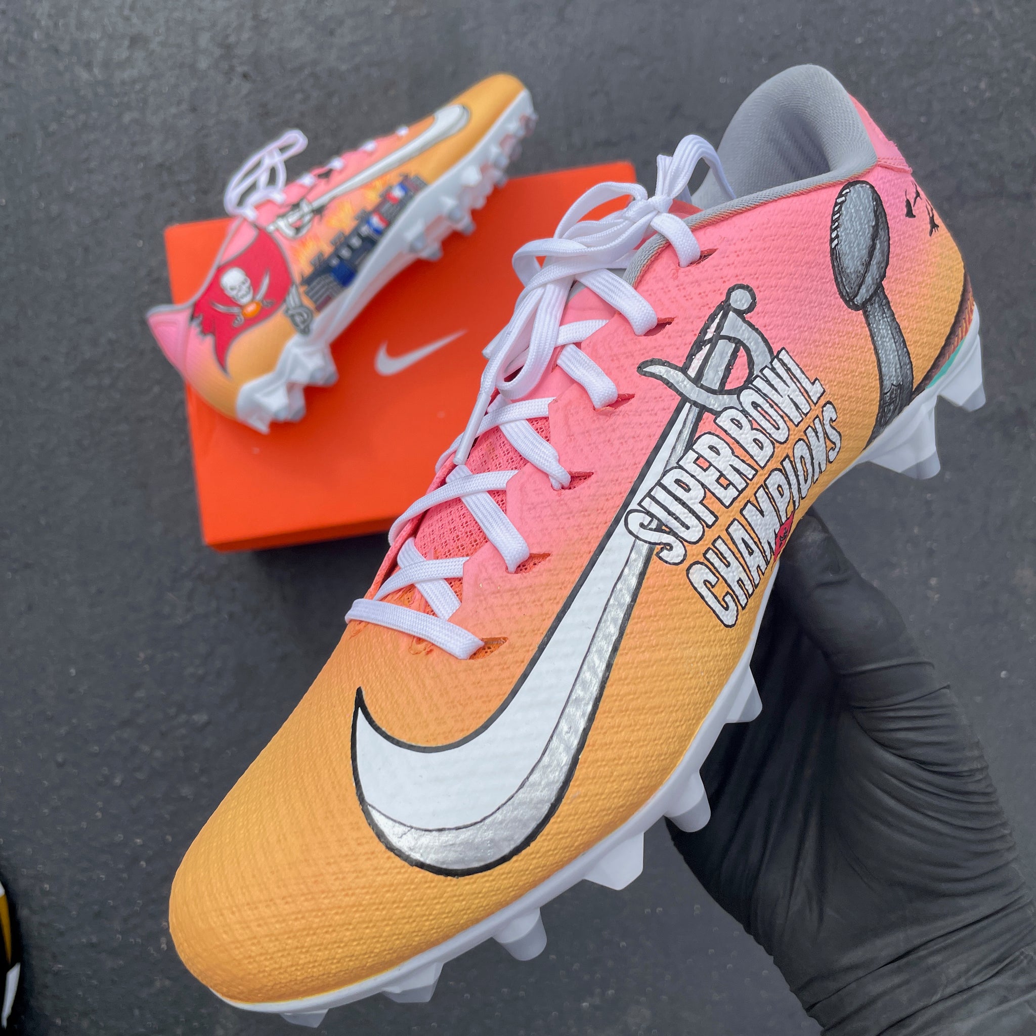 Custom Nike Cleats In Men's Football Shoes & Cleats for sale