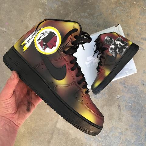 Black AF1 Hightop Mens Custom Order Invoice of