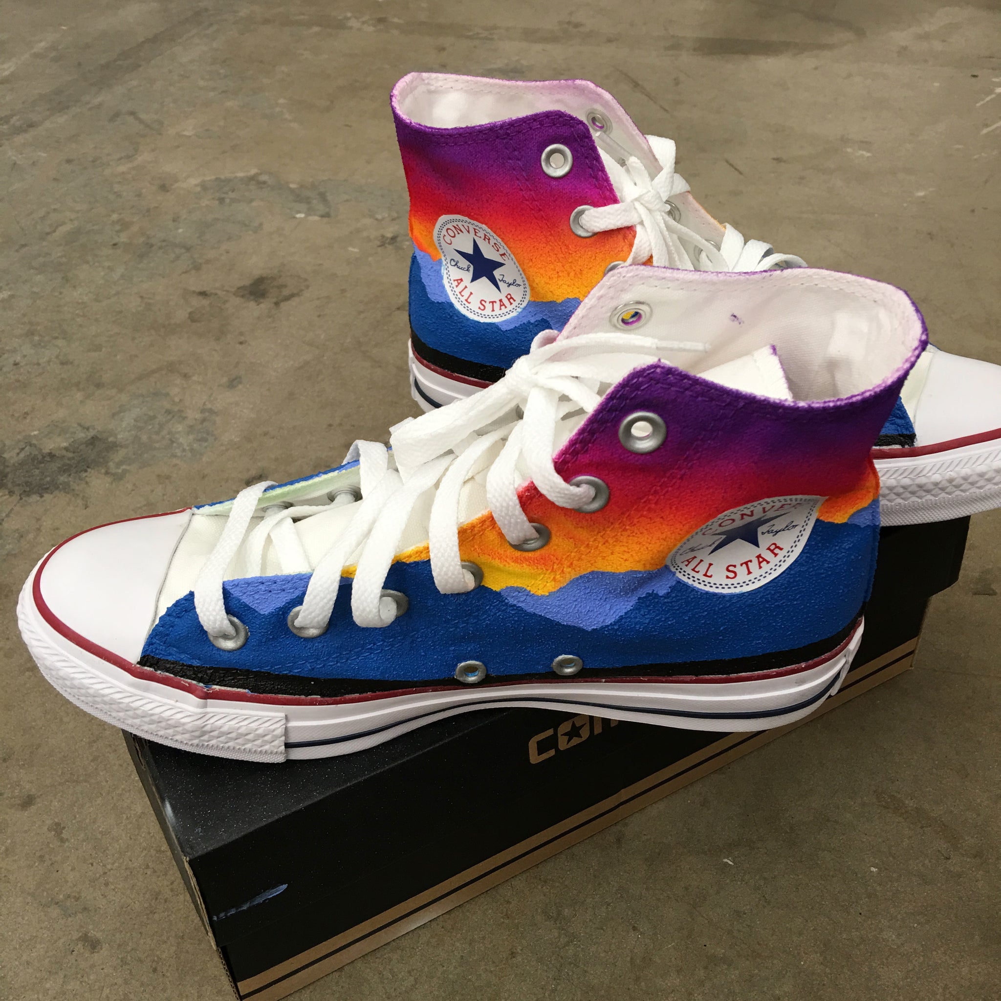 Converse Sunset Coachella Music Festival Hi Tops – B Street Shoes