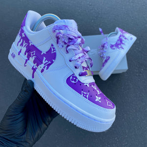 White Nike AF1 low - Womens 8 - Custom Order - Invoice 1 of 2