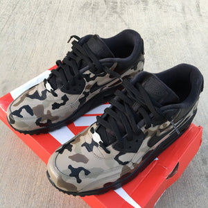 progresivo patrulla Penetrar Custom Painted Desert Camo Nike Air Max 90 Sneakers – B Street Shoes