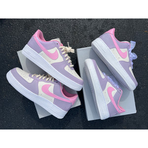 Custom Painted Nike Air Force 1 Sneakers - Light Colors