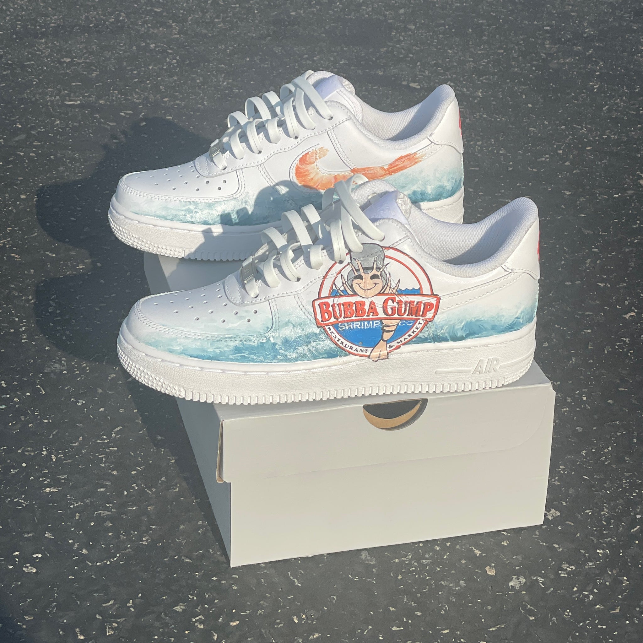 White AF1 Low - Custom Order - Womens 9 - Invoice 1 of 2 – B Street Shoes