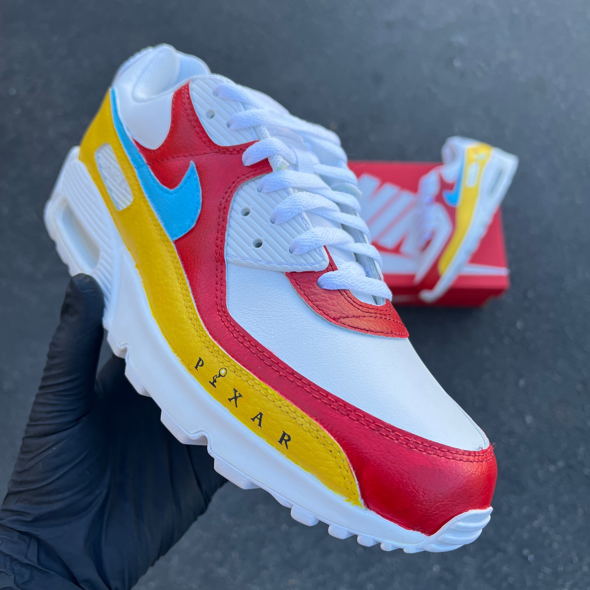 Custom Painted Pixar Nike Air Max 90 Sneakers – B Street Shoes
