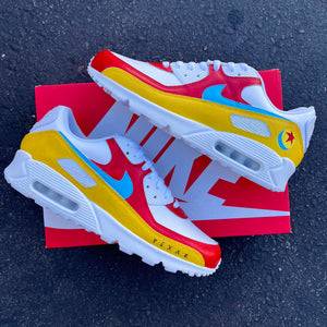 Custom Painted Pixar Nike Air Max 90 Sneakers
