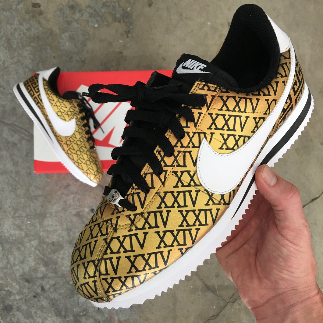 Drake's solid 24K gold Nike Air Jordans