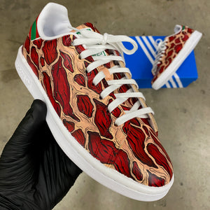 Custom Painted Red Prism Nike Air Max 97 – B Street Shoes