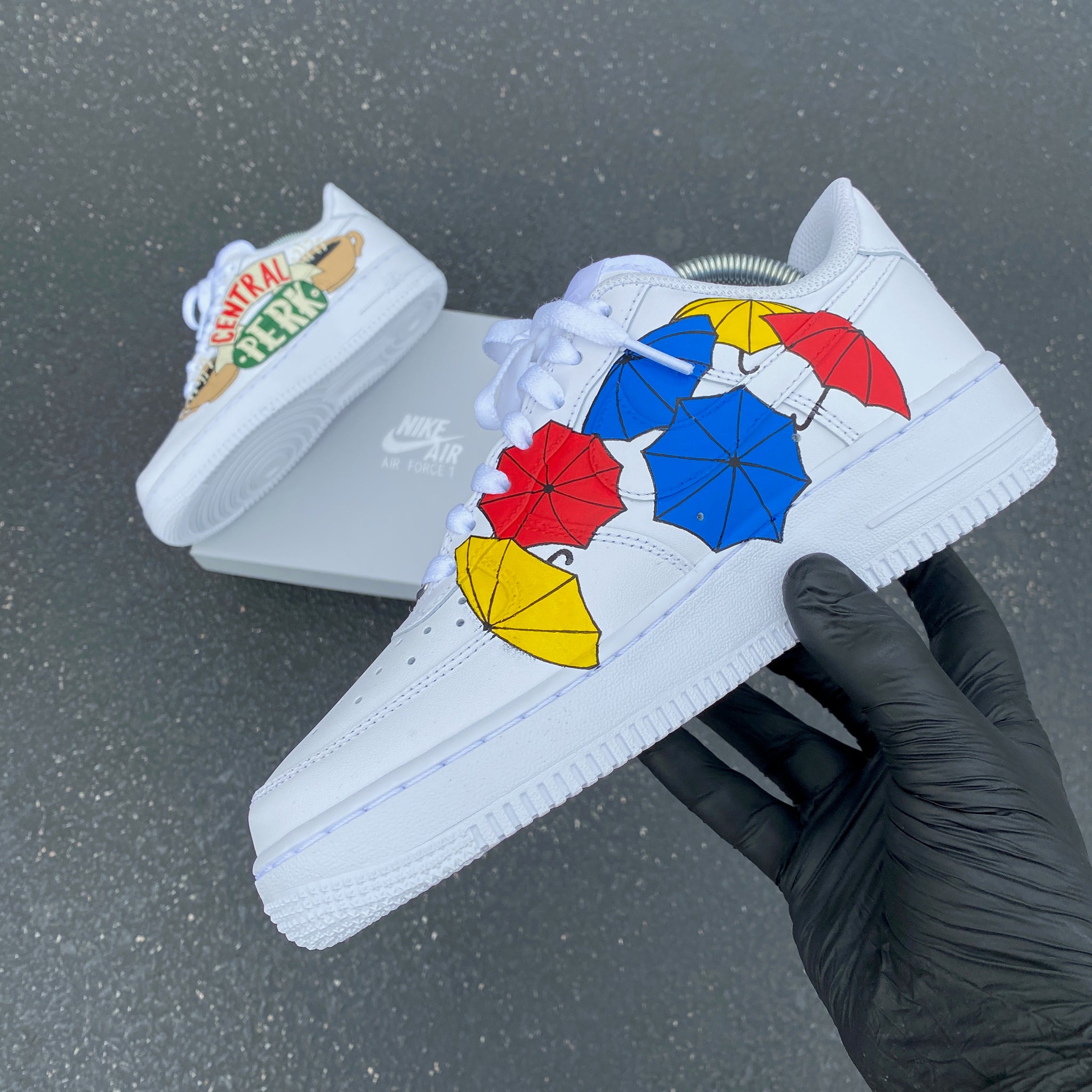 Off-White Themed Nike Air Force 1 Low's – B Street Shoes