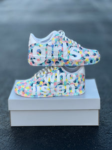 White Nike AF1 low - womens 8 - invoice 2 of 2 - RUSH ORDER