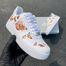 Custom Hand Painted Monarch Butterfly Nike Air Force 1 Low