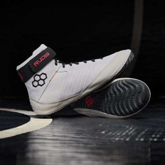 RUDIS Samurai White Adult Wrestling Shoes 8M/10W Custom Order In