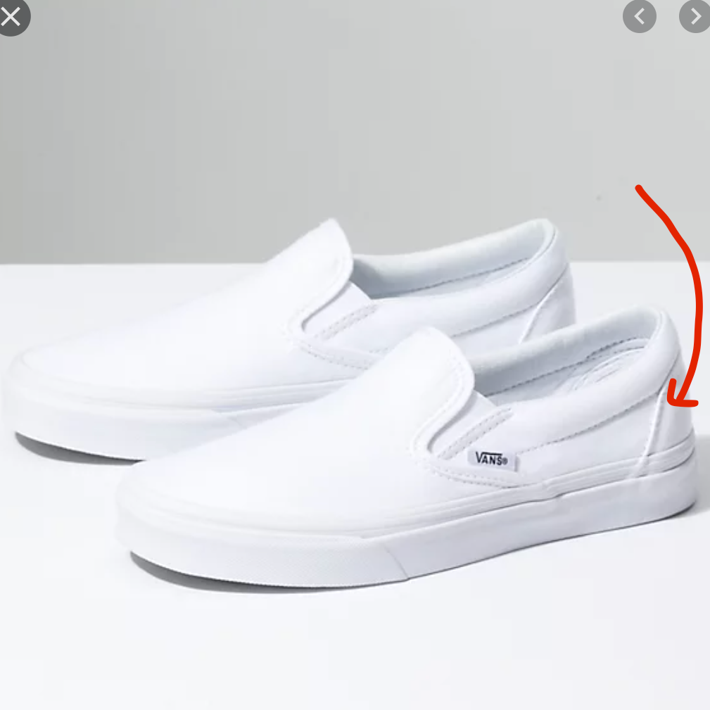 True White Vans Slip ons - mens 11 - custom order - invoice 2 of 2 – B  Street Shoes