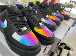 3 Pairs of Custom Nike AF1 Shoes - Sinful Nails Colorway - Custom Order - Invoice 2 of 2