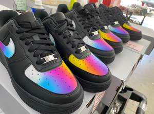 3 Pairs of Custom Nike AF1 Shoes Sinful Nails Colorway Custom Orde B Street Shoes
