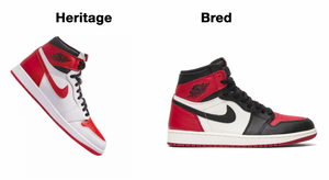 Jordan 1 Heritage - 11.5M (2 pairs) - Custom Order - Invoice 1 of 2