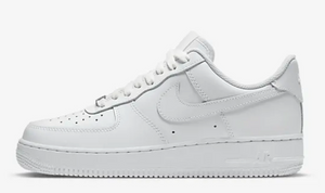 White Nike AF1 Low - 6.5 Womens - Custom Order - Invoice 1 of 2
