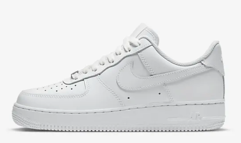 White Nike Af1 Low - 6 Womens - Custom Order - Invoice 1 of 2
