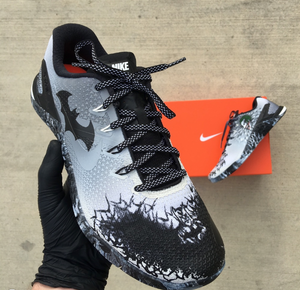 Custom Hand Painted Batman and Joker Nike Metcon B Street Shoes