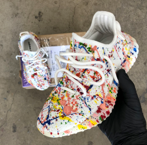 B STREET x NTWRK Custom Hand Painted GLACIAL MELT OMBRE AF1s – B Street  Shoes