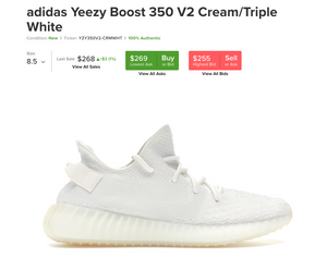 2 Pairs of Yeezys Pastel Pink Diva Den Design Custom Order Payment 1 of 4