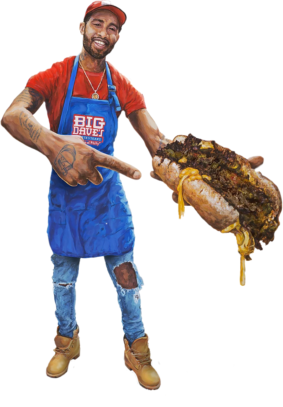 Men s size 10.5 Reebok Question High Big Daves Theme Custom Order B Street Shoes