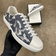 Custom Painted Patriots + Dark Knight Camo Gucci Sneakers - Custom Order