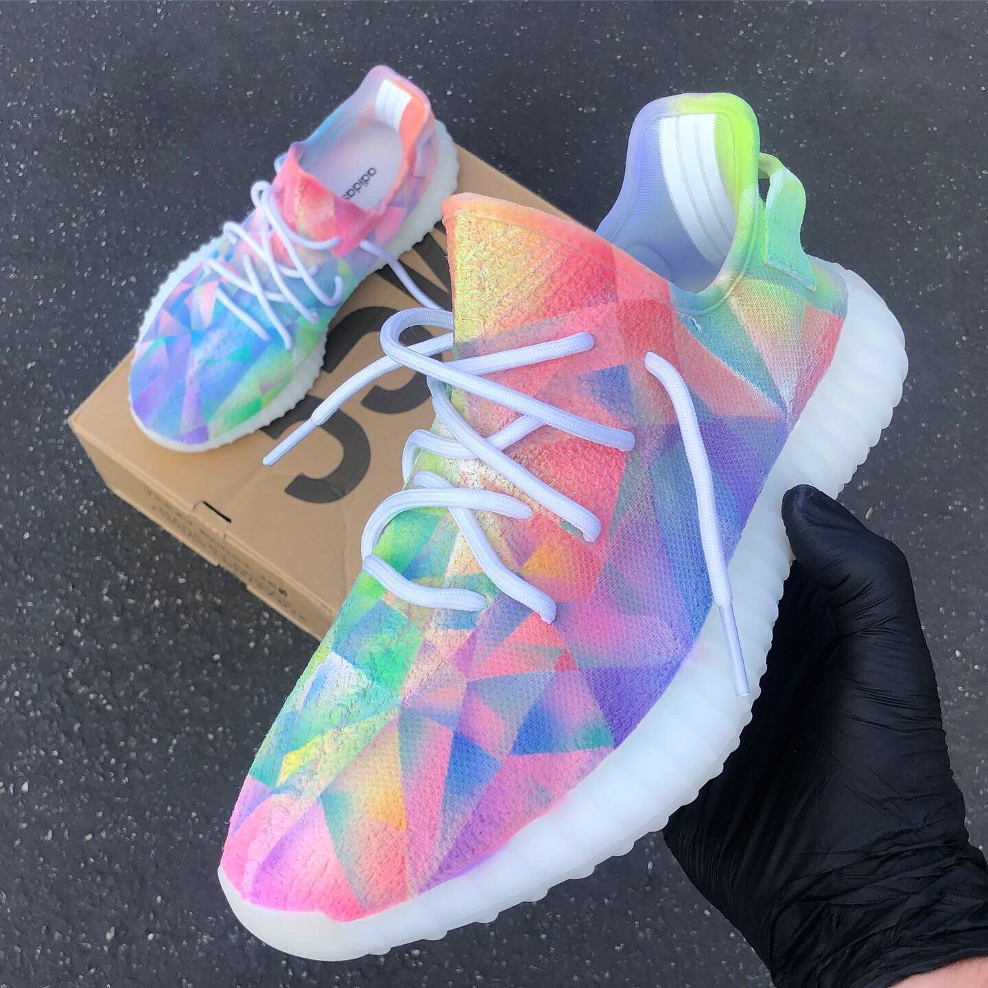 Pastel Prism Yeezy Boost 350 – B Street Shoes