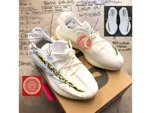 2 pairs of Custom Yeezys - Received by Blake - Custom Order