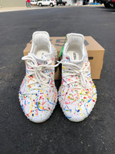 Custom Paint Rainbow Splattered Adidas Yeezy's