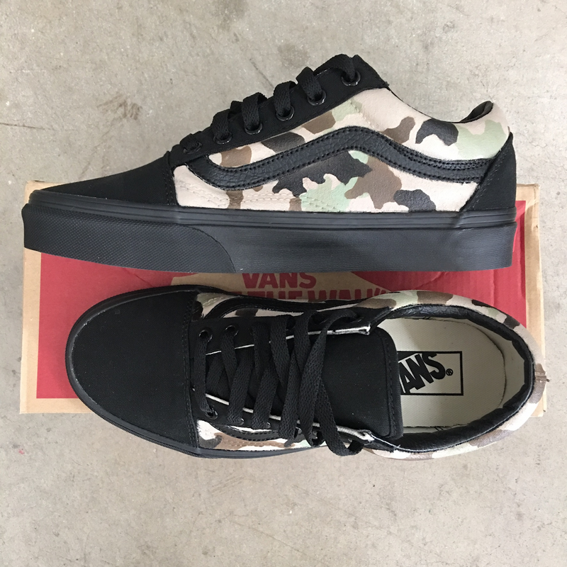 Desert Camo Old Skool Vans B Street Shoes